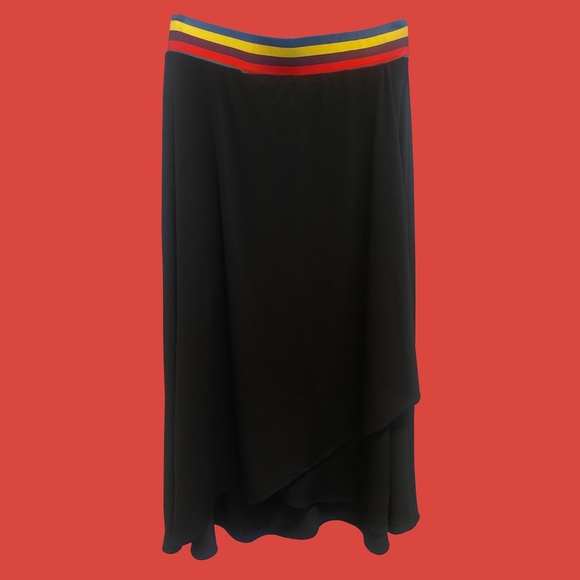 Catherine Malandrino Black Midi Skirt - Picture 3 of 6